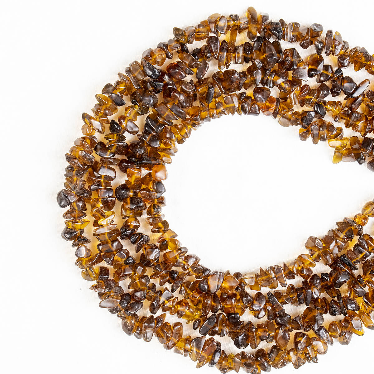 Smokey Quartz Chip Beads Necklace, Crystal Uncut Beads | Beads | Wiccan Center