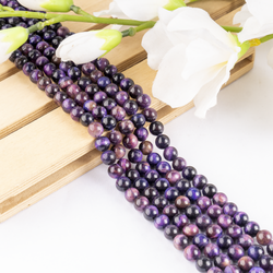 Heated Tiger Cats Eye Violet, Crystal Beads for Jewelry. | Beads | Wiccan Center