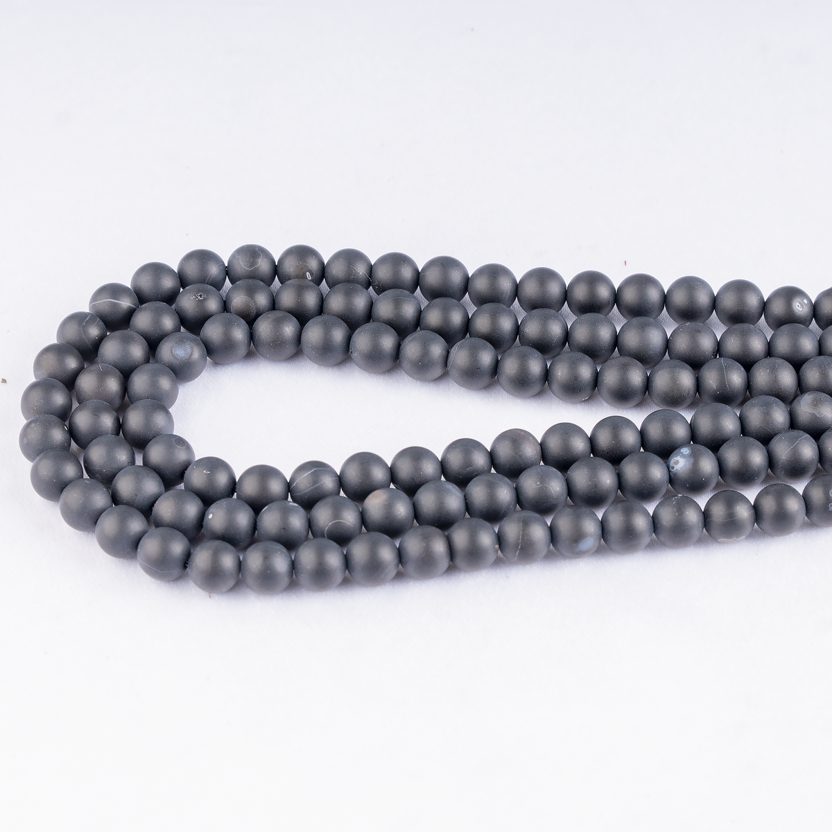 Matt Black Onyx Beads, Natural Round Crystal Beads 6mm to 10mm | Beads | Wiccan Center