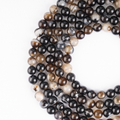 Black Sulemani Agate Beads, Natural Round Crystal Beads 6mm to 12mm | Beads | Wiccan Center