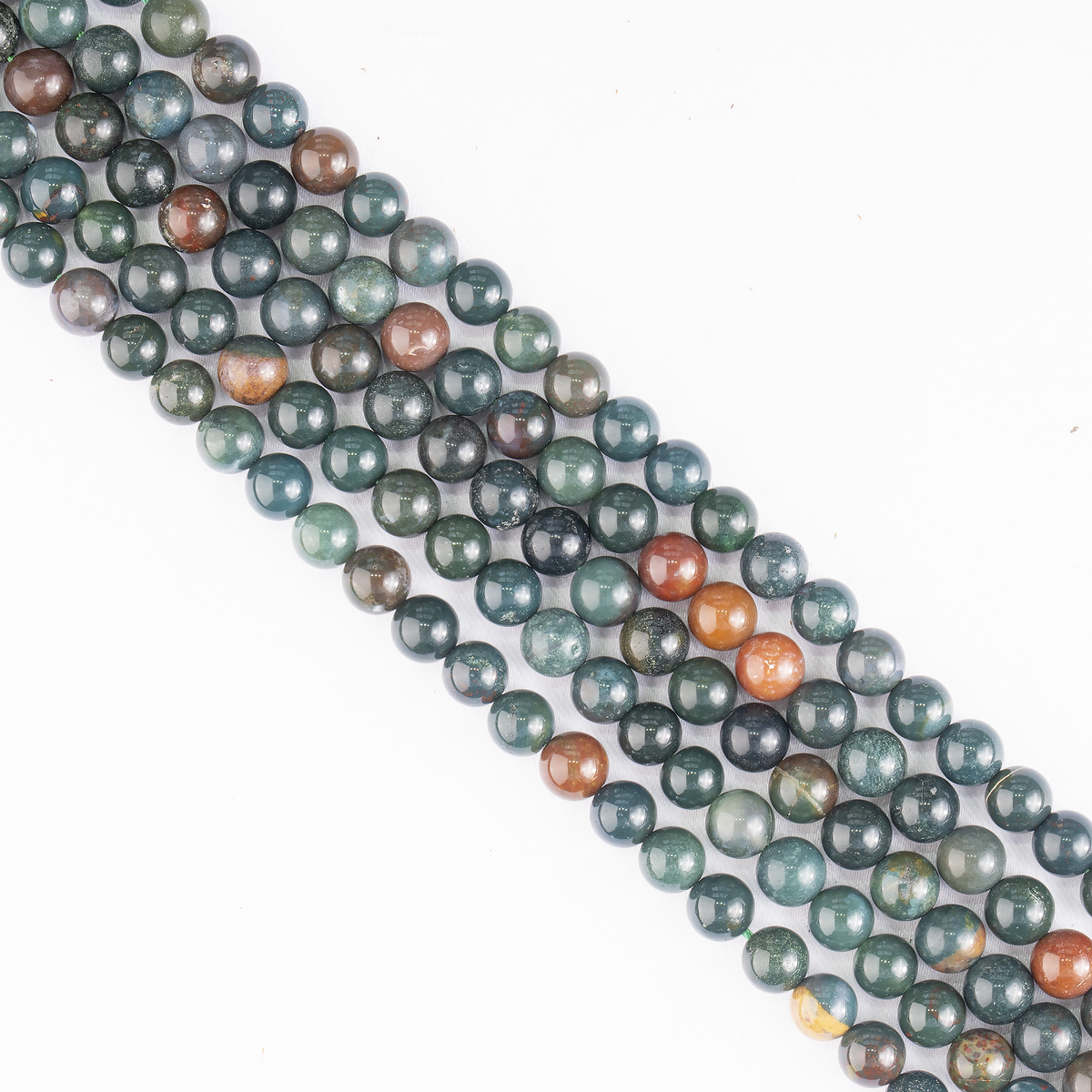 Bloodstone Beads, Natural Round Crystal Beads 4mm to 12mm | Beads | Wiccan Center