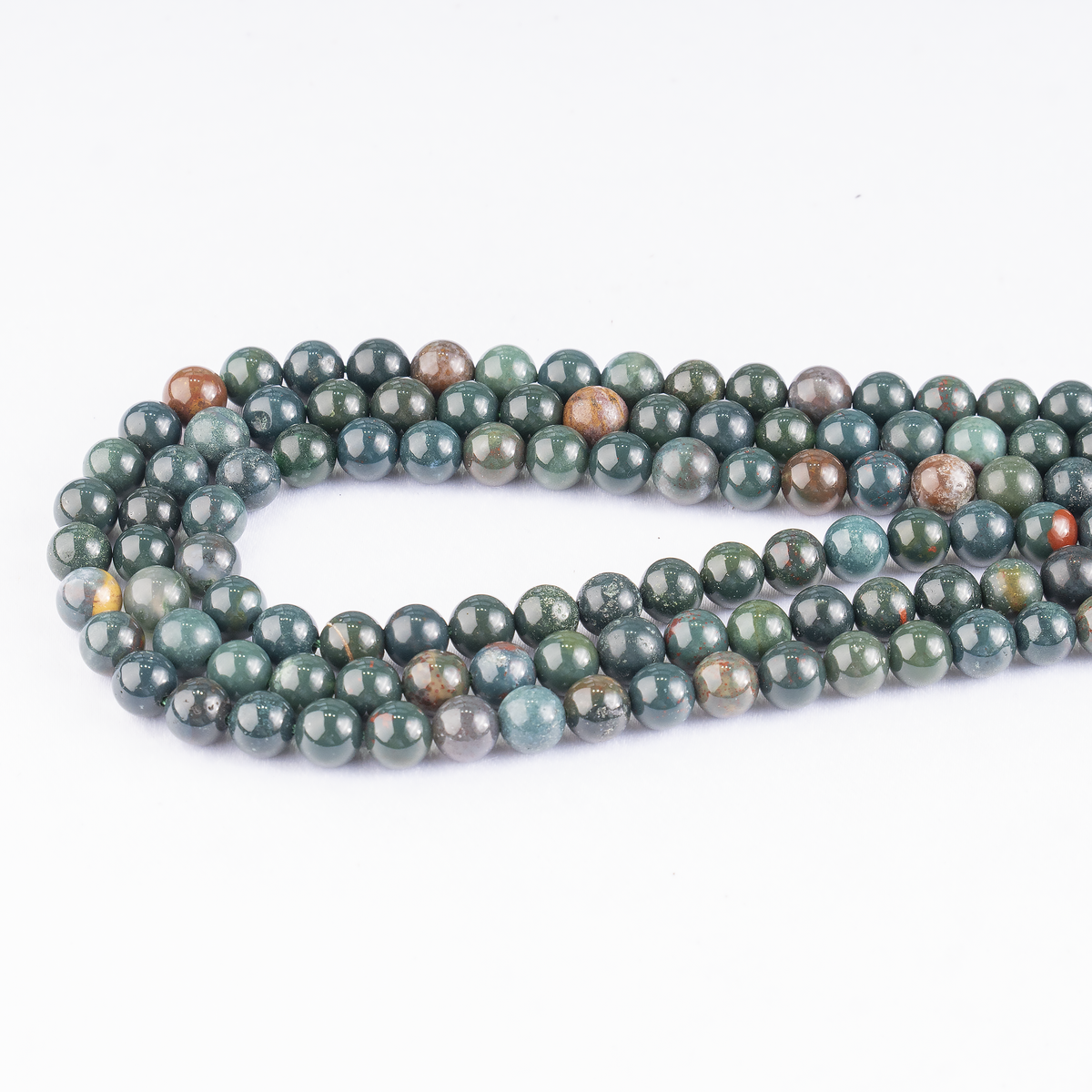 Bloodstone Beads, Natural Round Crystal Beads 4mm to 12mm | Beads | Wiccan Center