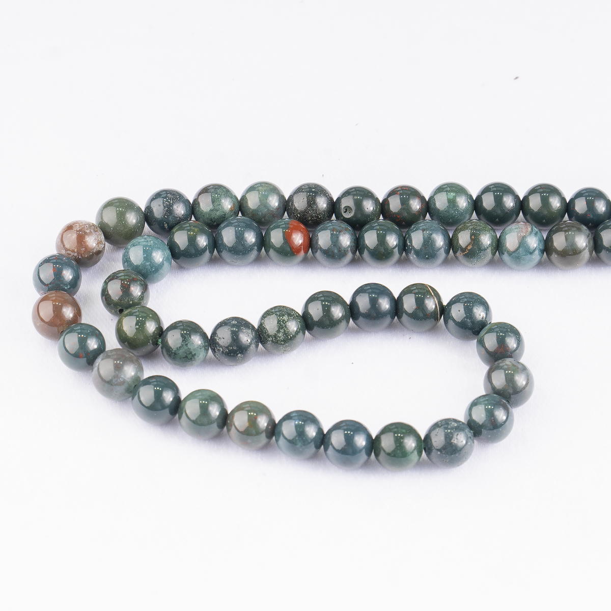 Bloodstone Beads, Natural Round Crystal Beads 4mm to 12mm | Beads | Wiccan Center