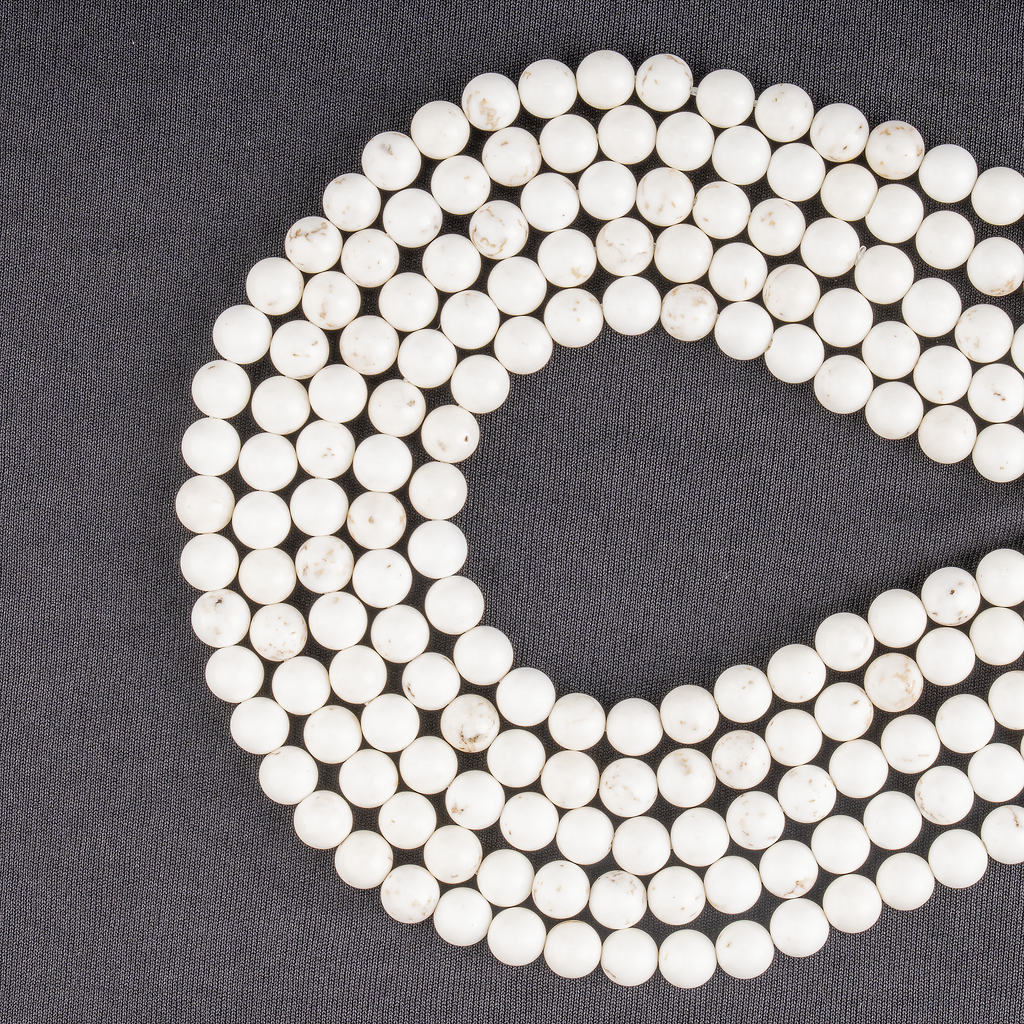 Copper Howlite Beads, Natural Round Crystal Beads 6mm to 10mm | | Wiccan Center