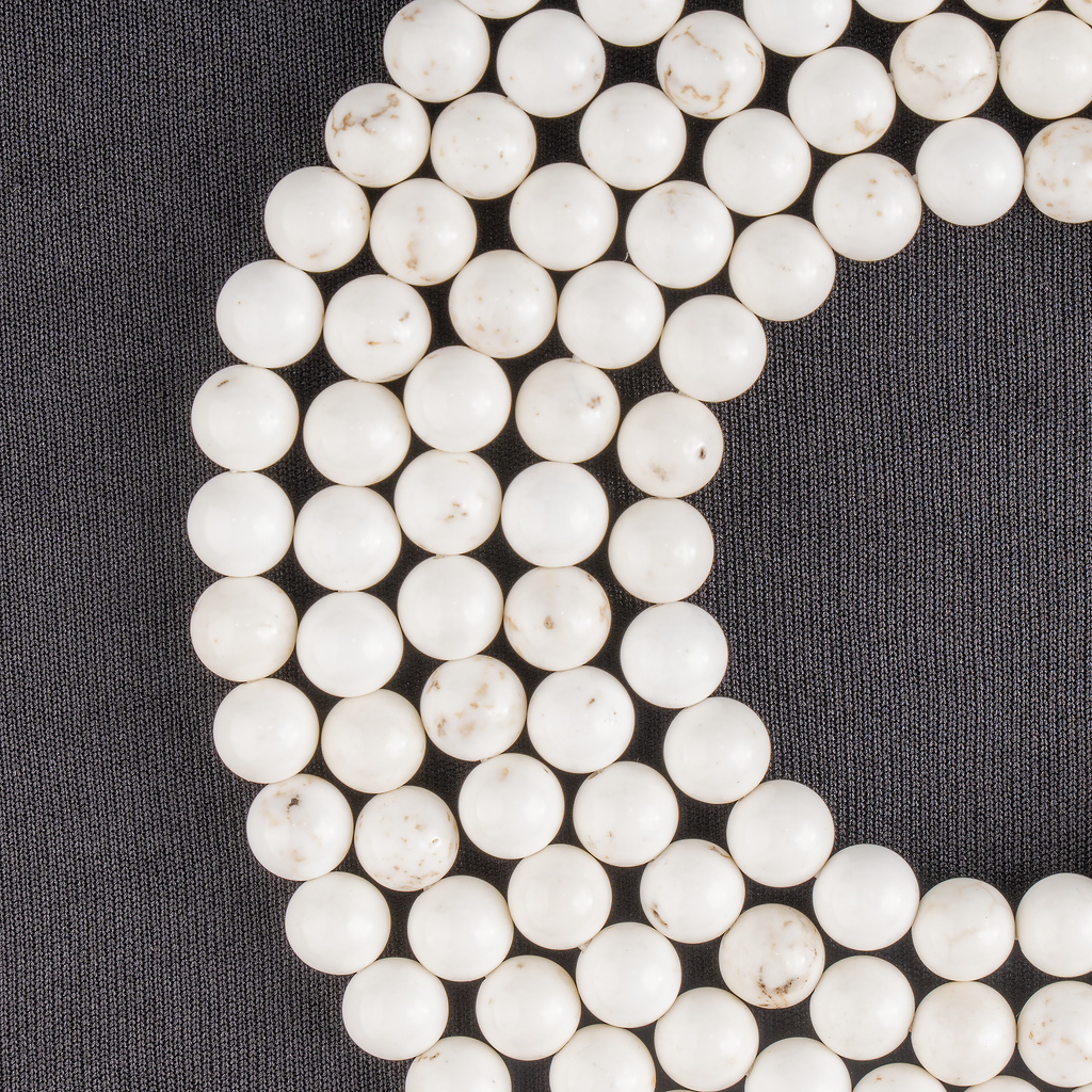 Copper Howlite Beads, Natural Round Crystal Beads 6mm to 10mm | | Wiccan Center
