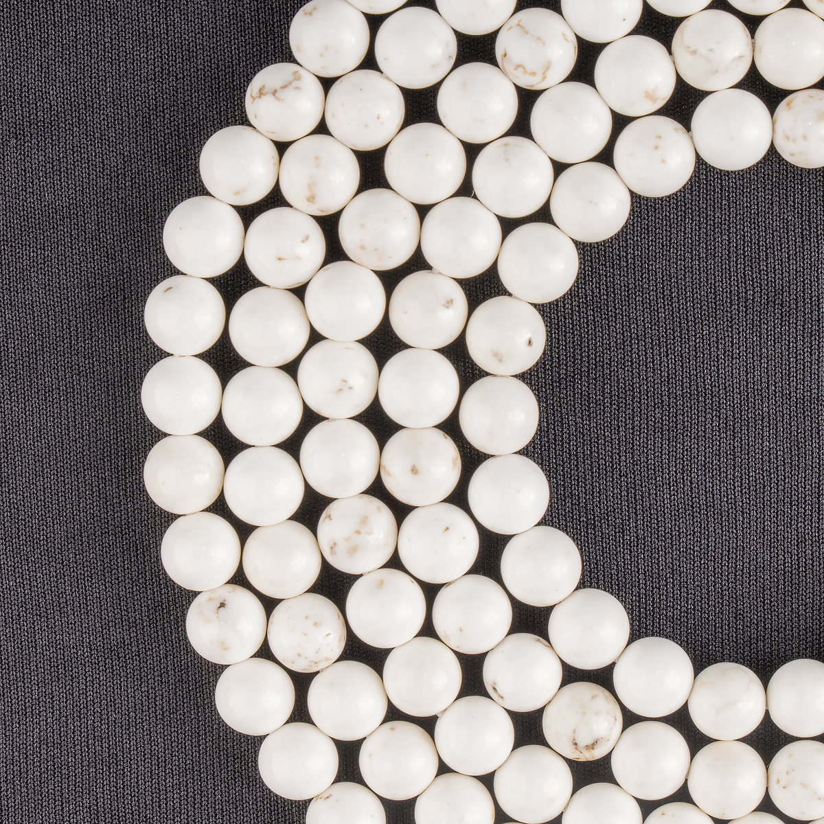 Copper Howlite Beads, Natural Round Crystal Beads 6mm to 10mm | | Wiccan Center