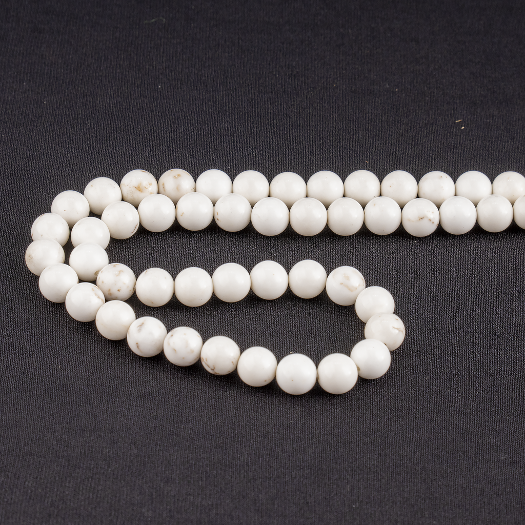 Copper Howlite Beads, Natural Round Crystal Beads 6mm to 10mm | | Wiccan Center