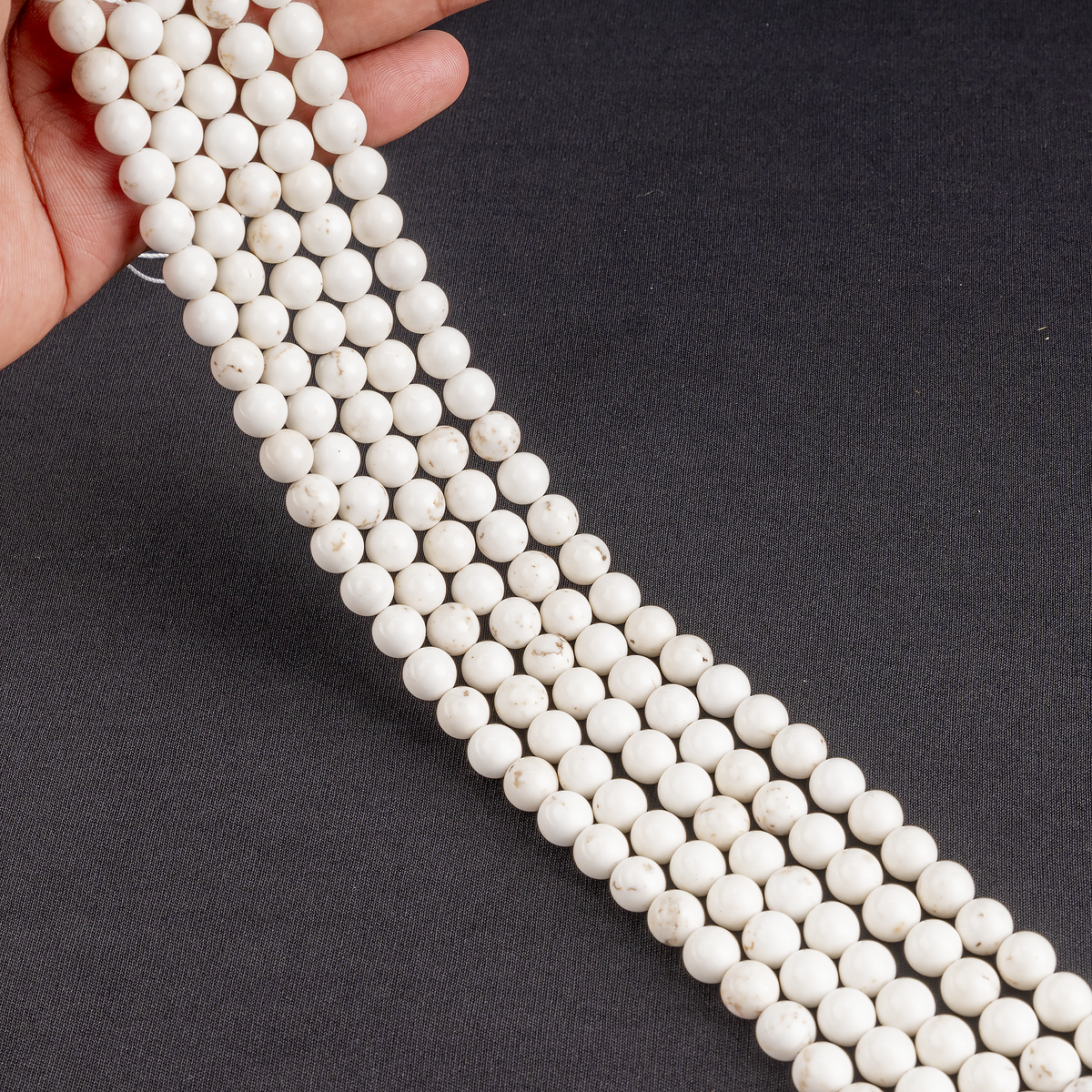Copper Howlite Beads, Natural Round Crystal Beads 6mm to 10mm | | Wiccan Center