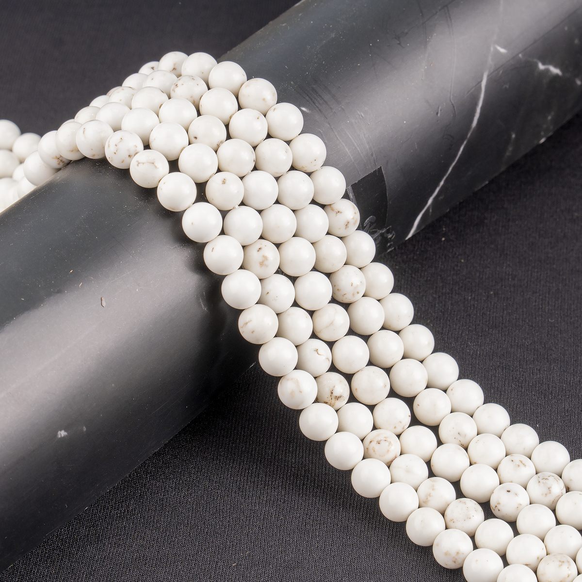 Copper Howlite Beads, Natural Round Crystal Beads 6mm to 10mm | | Wiccan Center