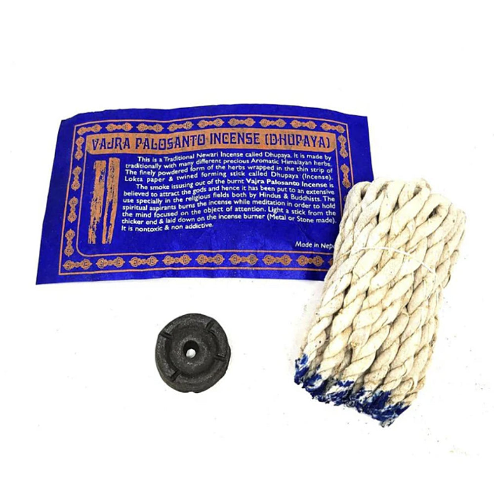 Vajra Palo Santo Tibetan Rope Incense 35-45 ropes | Incense | Wiccan Center