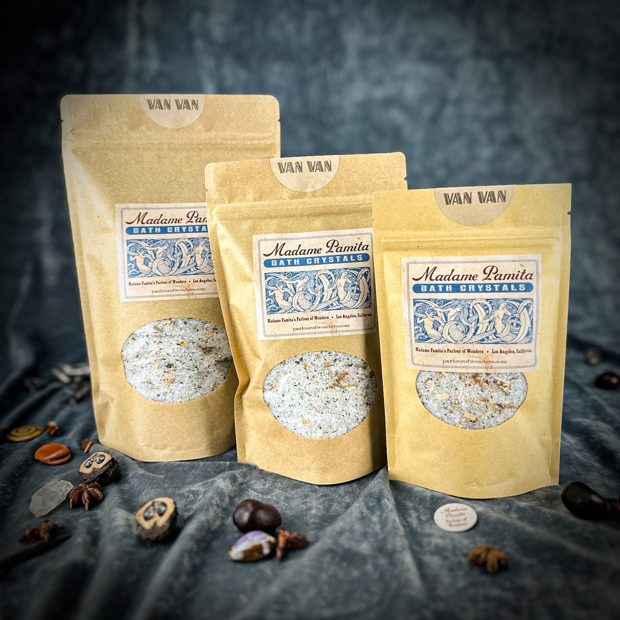 Van Van Bath Crystals | Bath Crystals | Wiccan Center