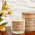 Vanilla 7 oz Botanical Candle in Scotch Glass
