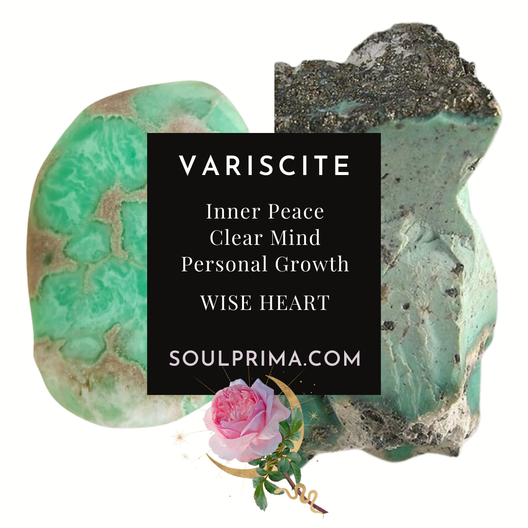 Variscite 8 mm Bracelet for a Wise Heart, Stretchy