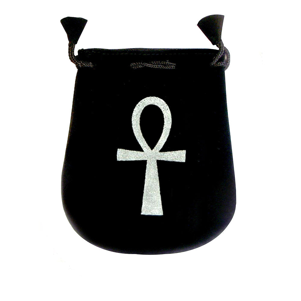 Velvet pouch - Ankh | Bags/Pouches | Wiccan Center