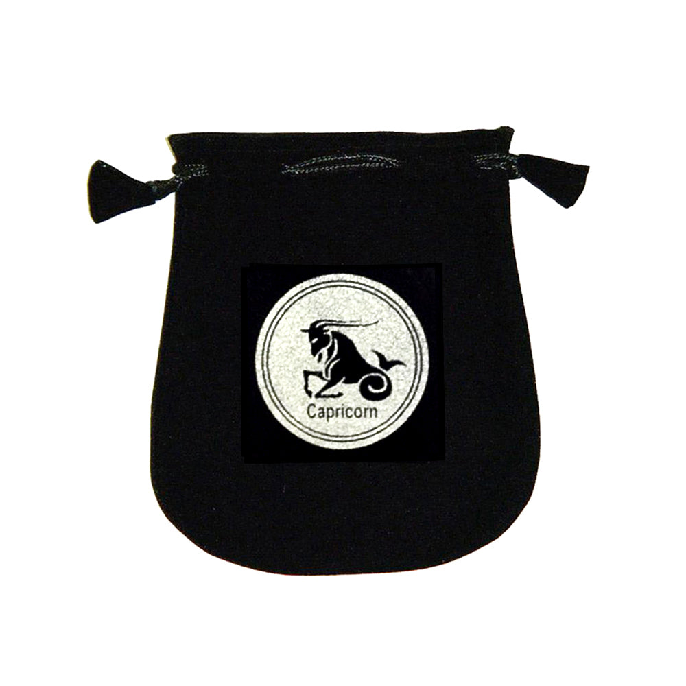 Velvet pouch - Capricorn | Bags/Pouches | Wiccan Center