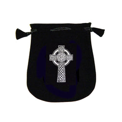 Velvet pouch - Celtic Cross | Bags/Pouches | Wiccan Center