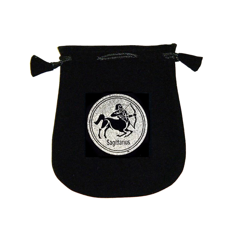 Velvet pouch - Sagittarius | Bags/Pouches | Wiccan Center