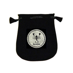 Velvet pouch - Scorpio | Bags/Pouches | Wiccan Center