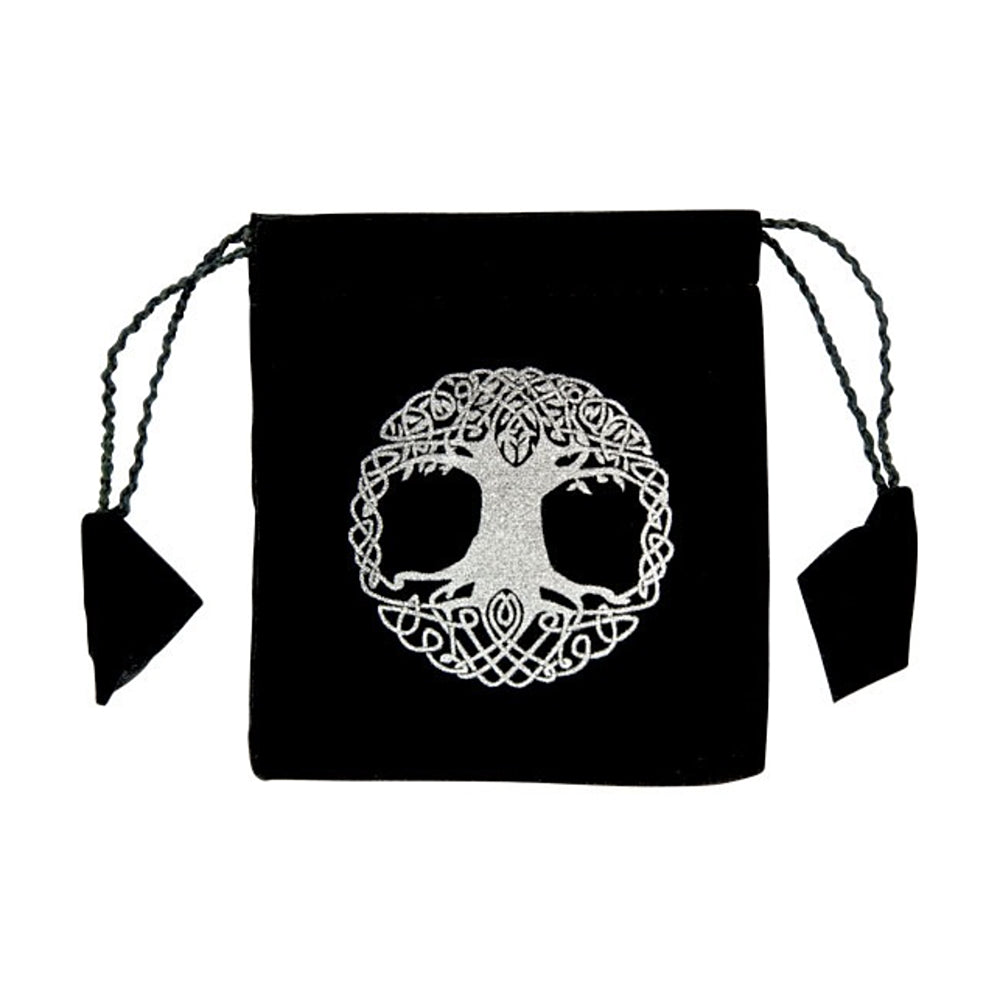 Tree of Life Drawstring Velvet Bag | Bags/Pouches | Wiccan Center