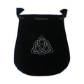 Velvet pouch - Triquetra | Bags/Pouches | Wiccan Center