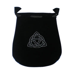 Velvet pouch - Triquetra | Bags/Pouches | Wiccan Center