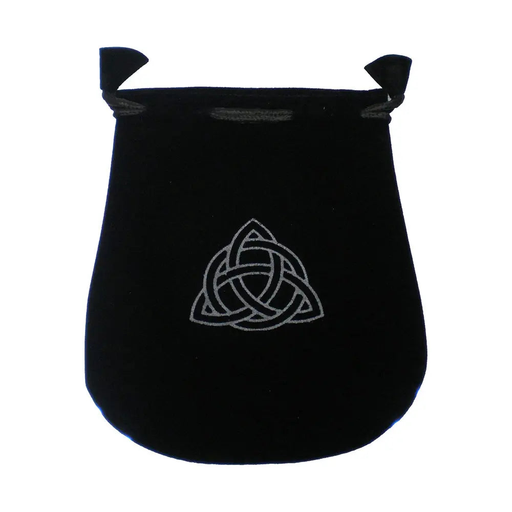 Velvet pouch - Triquetra | Bags/Pouches | Wiccan Center