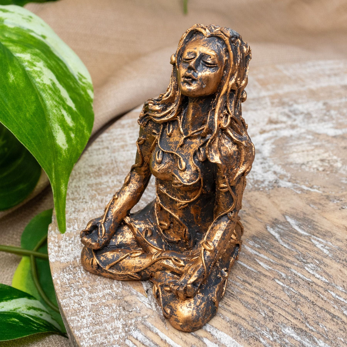 Veronese Earth Goddess Gaia in Lotus Position | | Wiccan Center