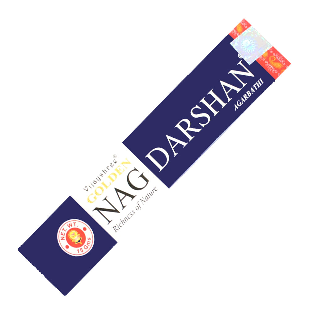 Vijayshree Golden Nag - Darshan Incense Sticks | Incense | Wiccan Center