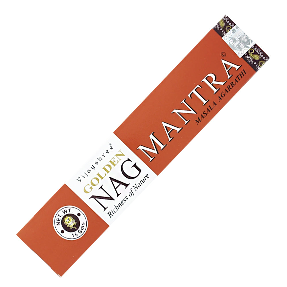 Vijayshree Golden Nag - Mantra Incense Sticks | Incense | Wiccan Center