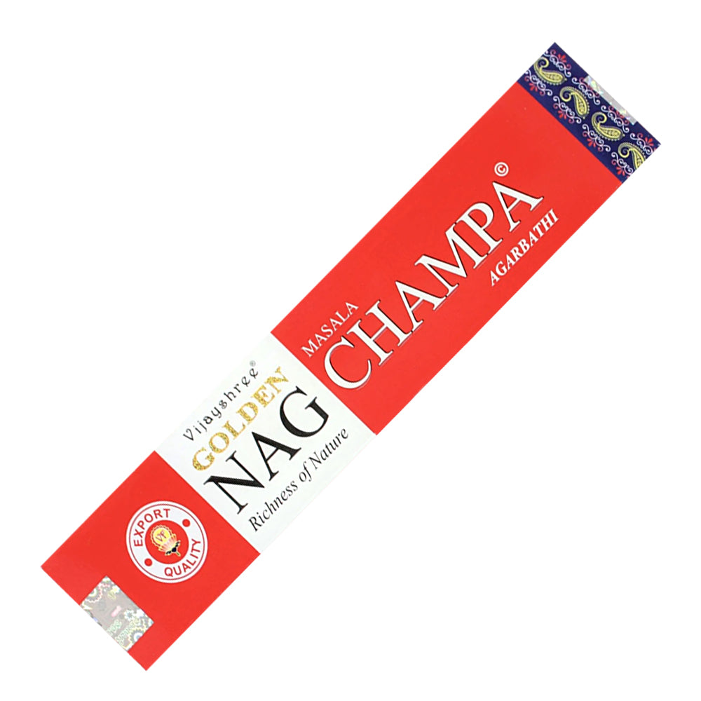 Vijayshree Golden Nag - Champa Incense Sticks | Incense | Wiccan Center