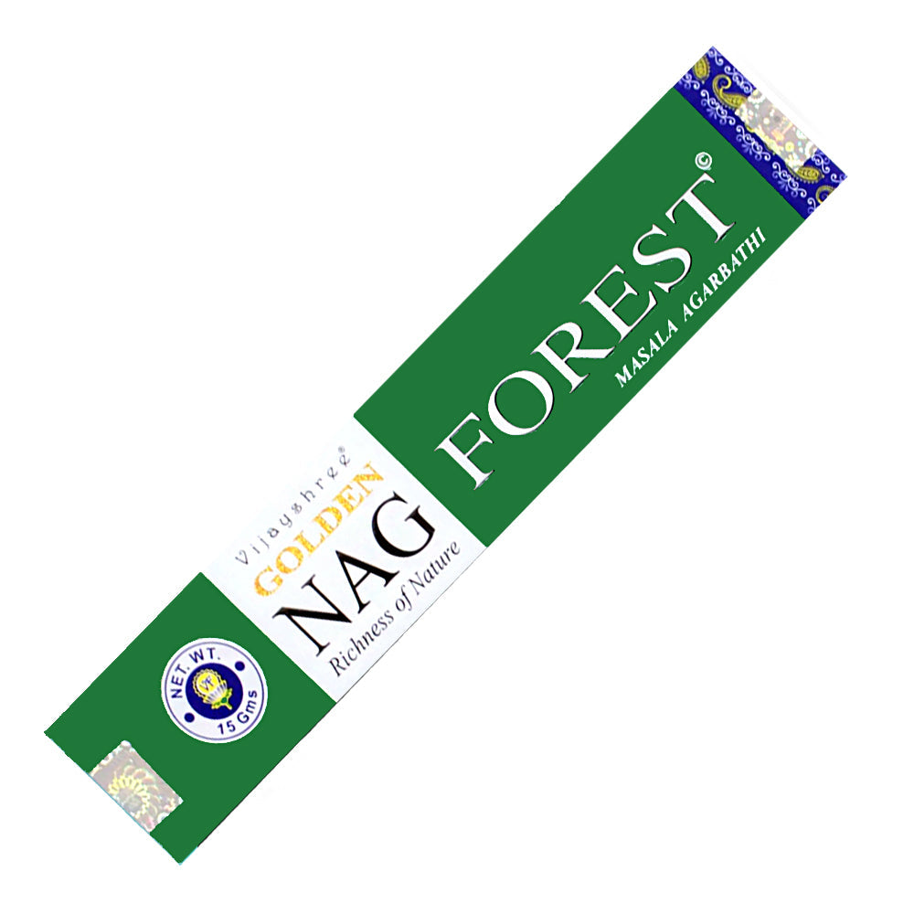 Vijayshree Golden Nag - Forest Incense Sticks | Incense | Wiccan Center