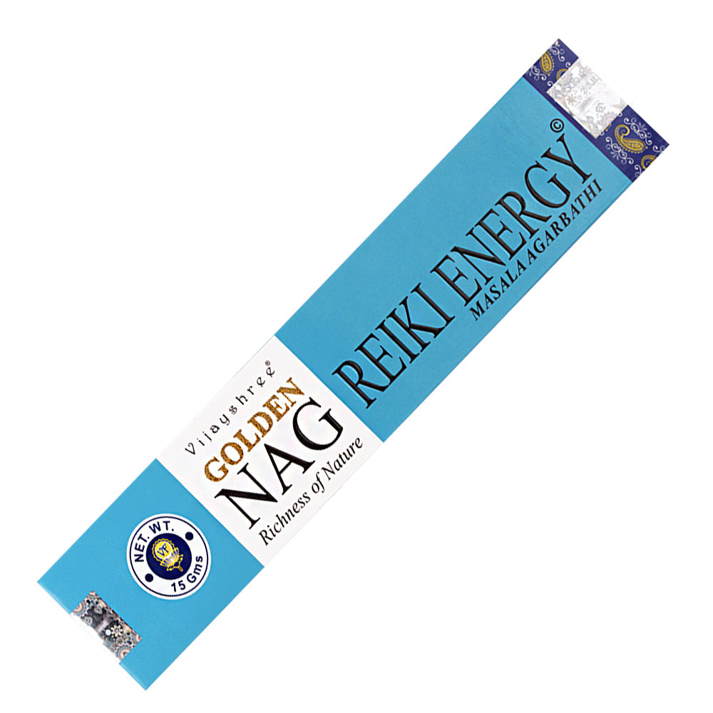 Vijayshree Golden Nag - Reiki Energy Incense Sticks | Incense | Wiccan Center