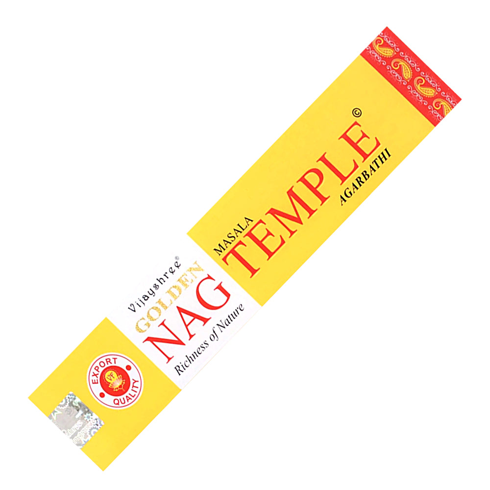 Vijayshree Golden Nag - Temple Incense Sticks | Incense | Wiccan Center