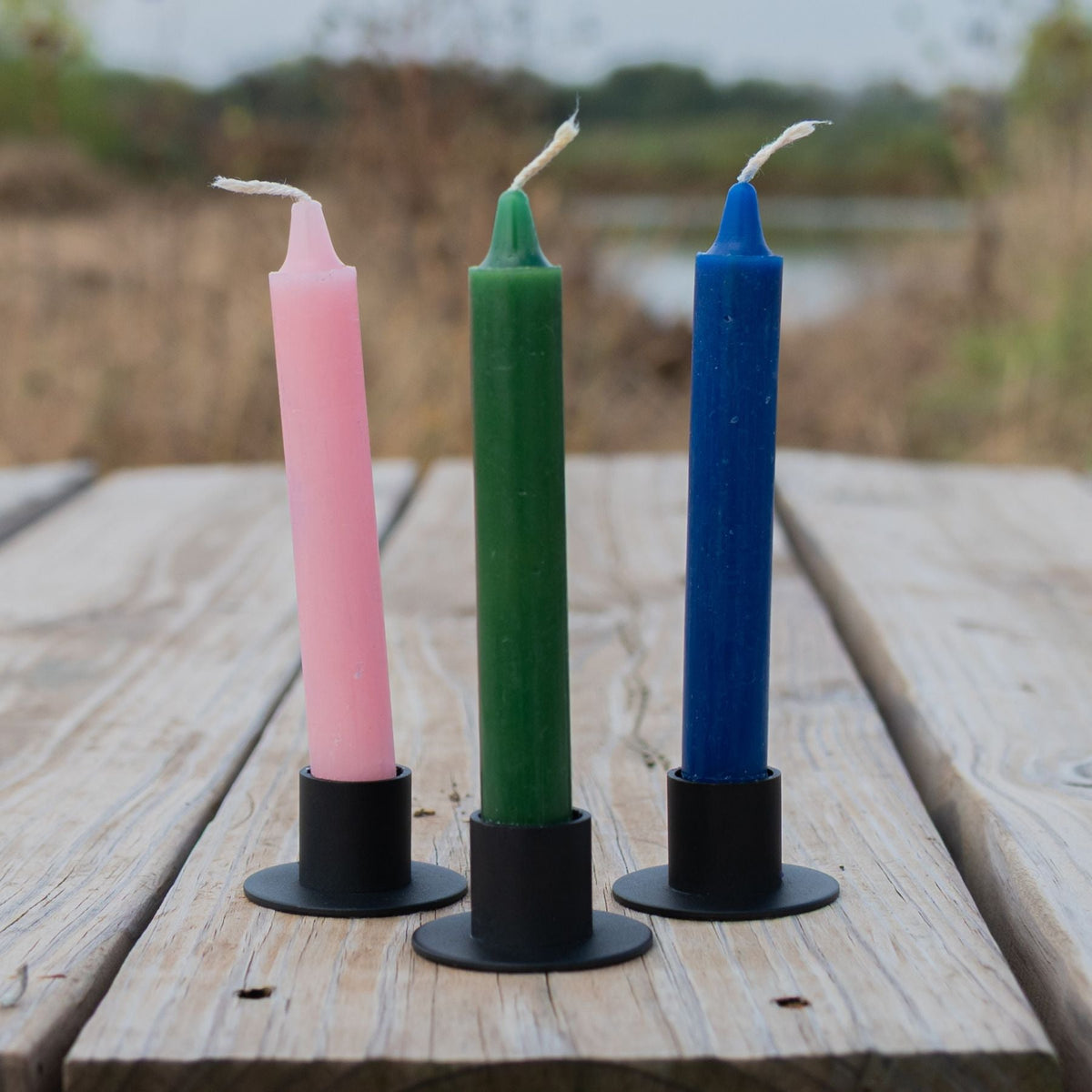 Black Taper Candle Holder | | Wiccan Center