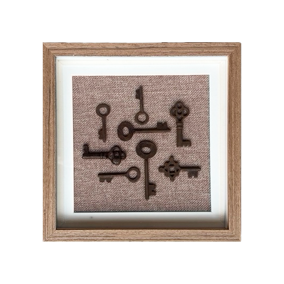 Vintage Keys Art - Petite Walnut | Art | Wiccan Center