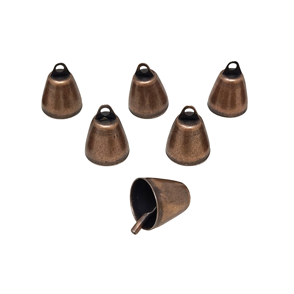 Vintage Copper Color Aluminum Bells – Antique Finish 1.5" | Altar Bell | Wiccan Center