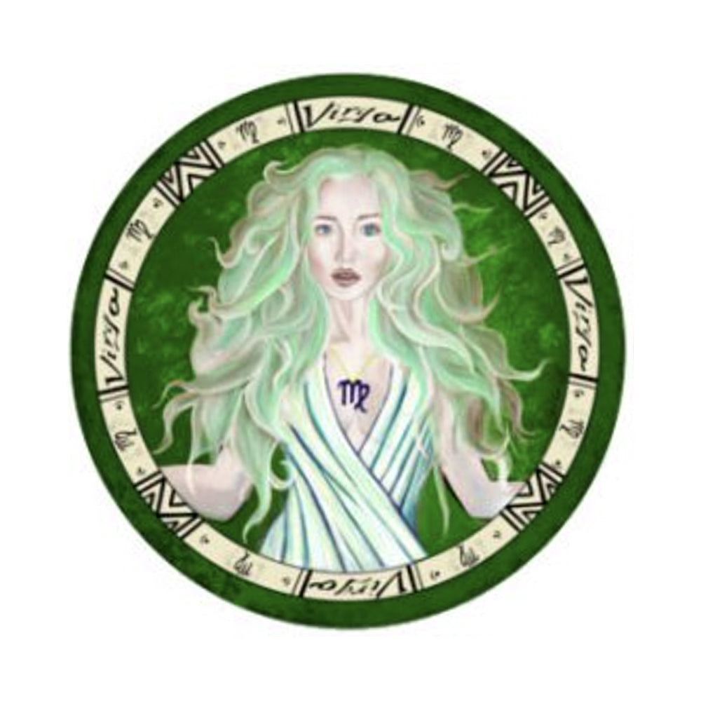 Zodiac Virgo Sticker 3" | Decal | Wiccan Center