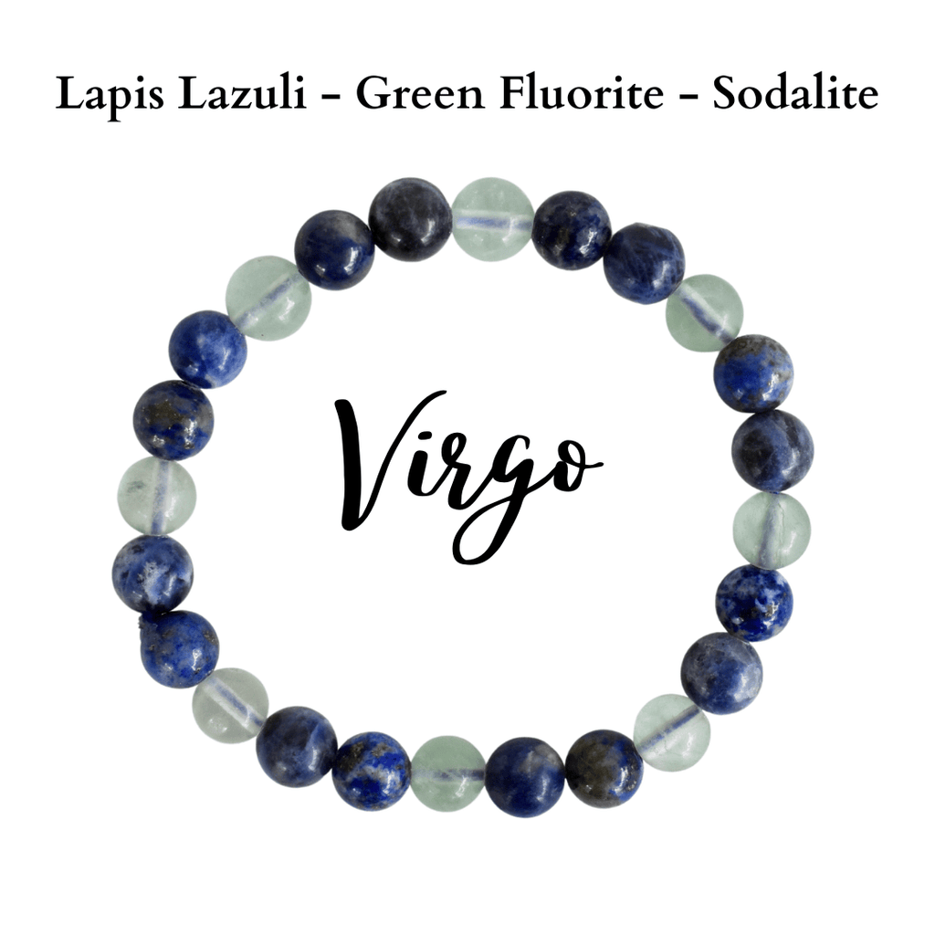 Virgo Zodiac Crystal Bracelet, Virgo Gifts | Bracelets | Wiccan Center