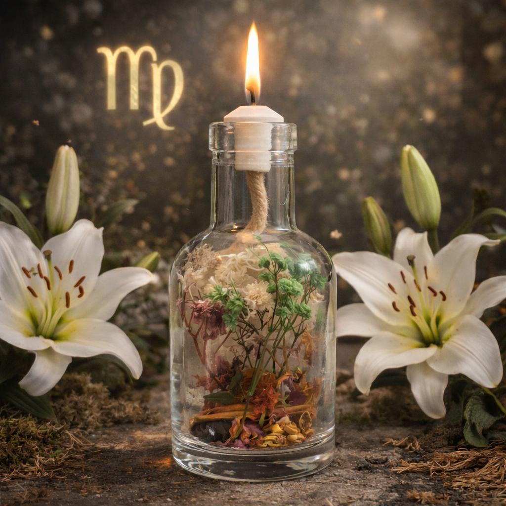 Virgo - Oil Candle | Oil candle | Wiccan Center