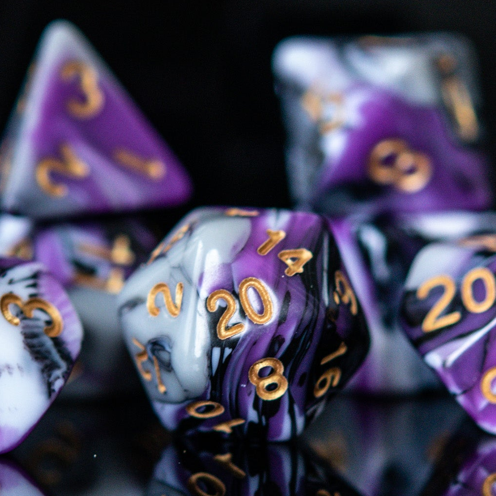 Visions of Nightmares Acrylic Dice Set