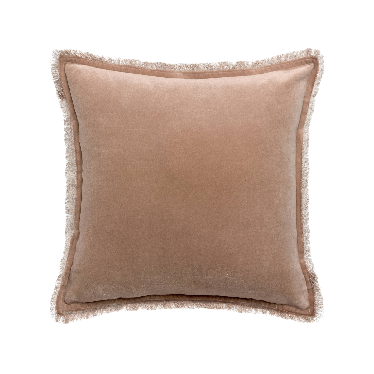 Vivienne Taupe Velvet Pillow