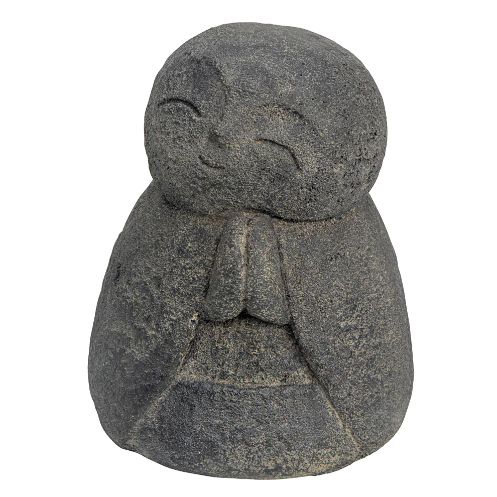 Mini Happy Jizo Buddha Volcanic Stone Statue | Statue | Wiccan Center