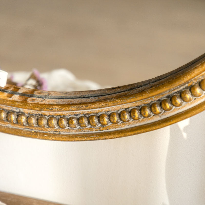 Solid Wood Frame Oval Mirror | | Wiccan Center
