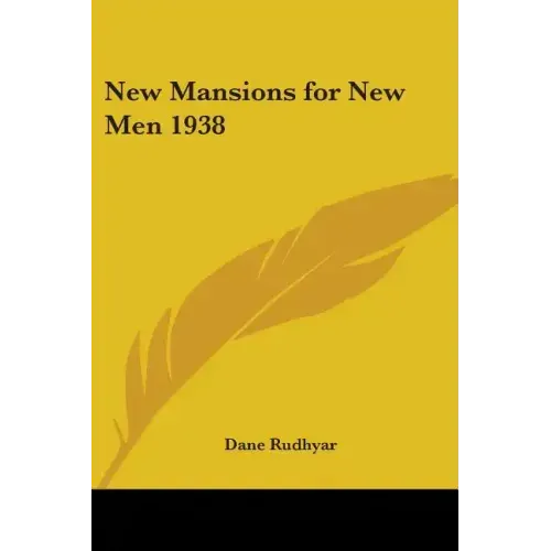 New Mansions for New Men 1938 - Paperback | Books | Wiccan Center