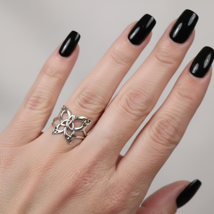 Trinity Knot Butterfly Ring | Ring | Wiccan Center