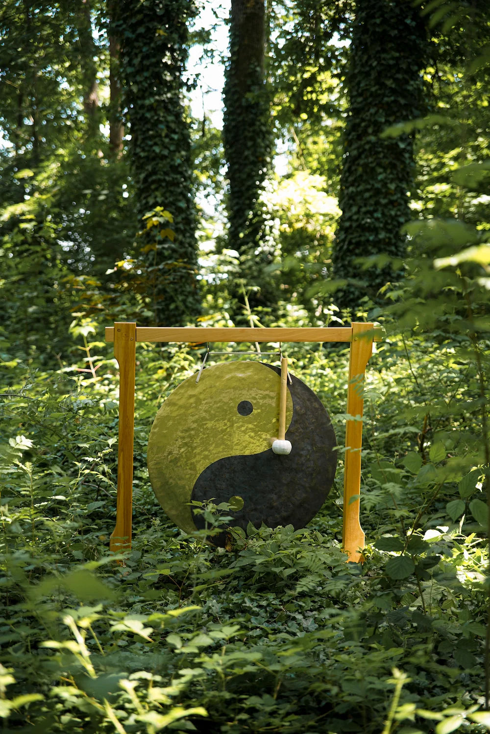 32" Wind Gong, Yin & Yang | | Wiccan Center