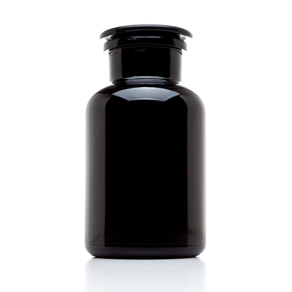 1 Liter Glass-on-Glass Apothecary Jar | Glass Jars | Wiccan Center
