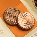 Duplex Worry Stone - Raw Copper - Hammered and Textured Combo | Artwork | Wiccan Center
