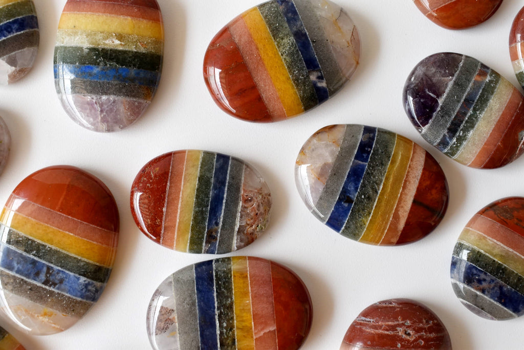 Chakra Bonded Pocket Stones.