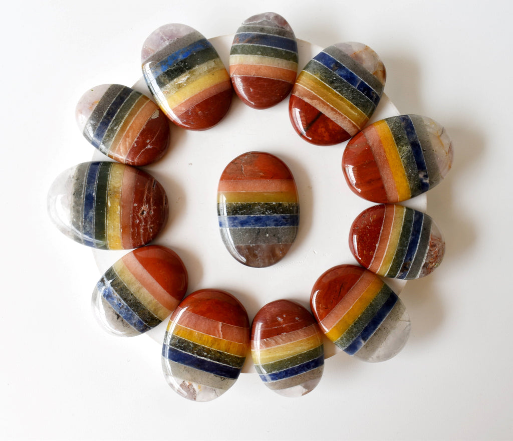 Chakra Bonded Pocket Stones.